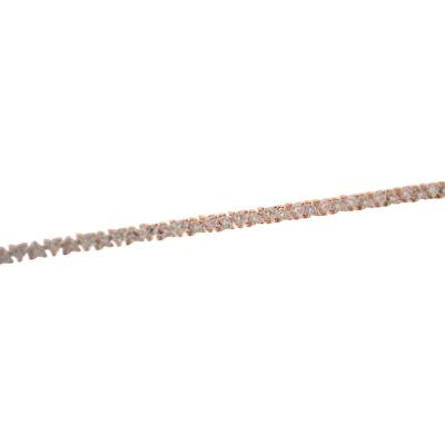 BRATARA TENIS DIN AUR ROZ 18K CU DIAMANTE NATURALE_116229
