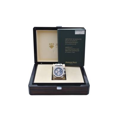 AUDEMARS PIGUET ROYAL OAK OFFSHORE CHRONOGRAPH 42 NAVY BLUE STEEL REF: 26470ST.OO.A027CA.01