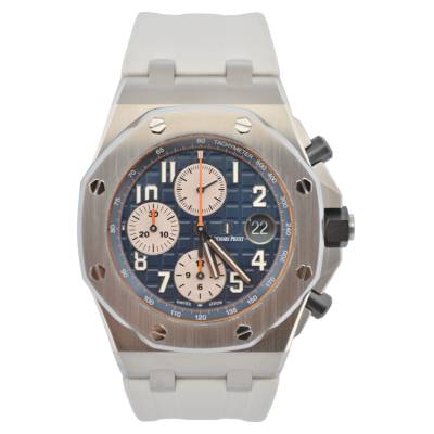 AUDEMARS PIGUET ROYAL OAK OFFSHORE CHRONOGRAPH 42 NAVY BLUE STEEL REF: 26470ST.OO.A027CA.01