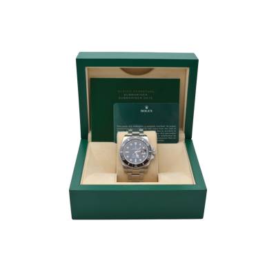 ROLEX SUBMARINER DATE 40 OYSTER STEEL BLACK DIAL CERAMIC AUTOMATIC REF: 116610