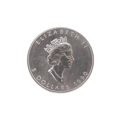 MONEDA ARGINT ELIZABETH II 1990 PURITATE 999.9_128656