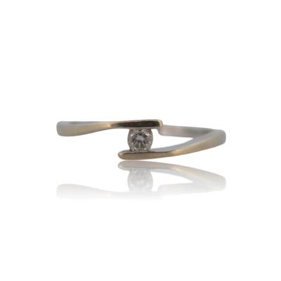 INEL AUR ALB 14K  CU DIAMANT NATURAL_116759