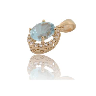 PANDANT AUR GALBEN 14K_130753