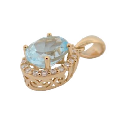 PANDANT AUR GALBEN 14K_130753