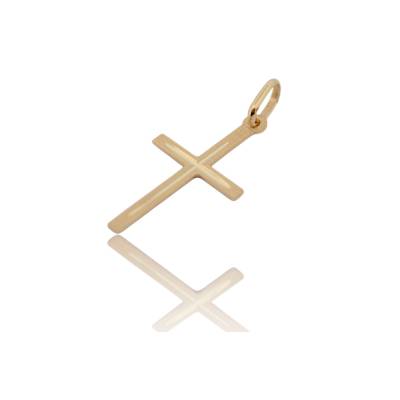 PANDANT IN FORMA DE CRUCE DIN AUR GALBEN 14K_130874
