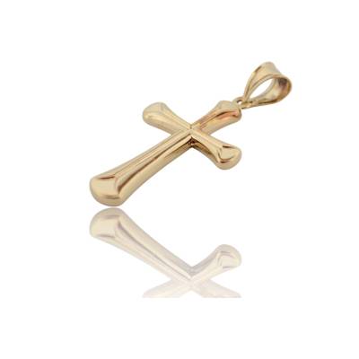 PANDANT IN FORMA DE CRUCE DIN AUR GALBEN 14K_131319