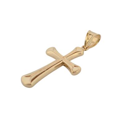 PANDANT IN FORMA DE CRUCE DIN AUR GALBEN 14K_131317