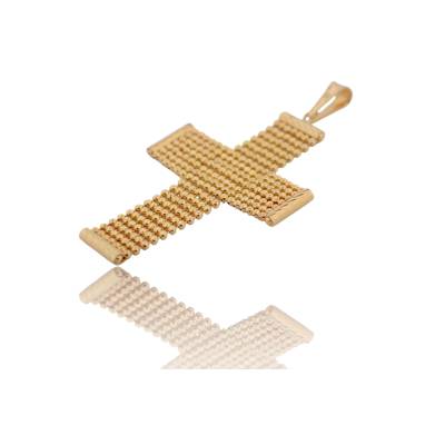 PANDANT IN FORMA DE CRUCE DIN AUR GALBEN 14K_131171