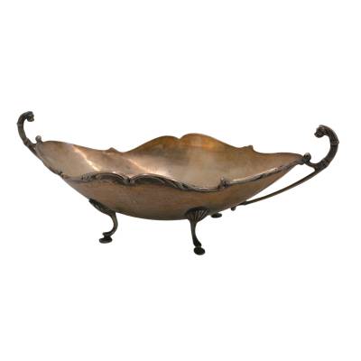 BOL DECORATIV OVAL DIN ARGINT 800 