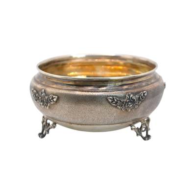 BOL CU PICIOARE DECORATIVE DIN ARGINT 800