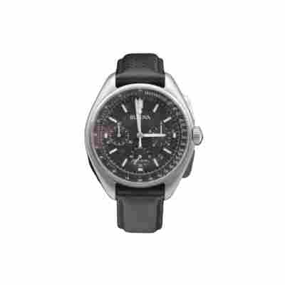 BULOVA LUNAR PILOT SPECIAL EDITION MOON APOLLO 45MM STEEL QUARTZ REF: 96B251
