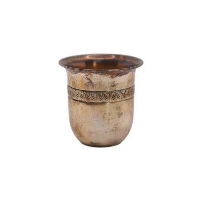 PAHAR CU ELEMENTE DECORATIVE DIN ARGINT 925