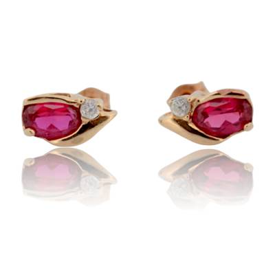 CERCEI CU SURUB DIN AUR GALBEN 10K_130788