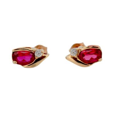 CERCEI CU SURUB DIN AUR GALBEN 10K_130788