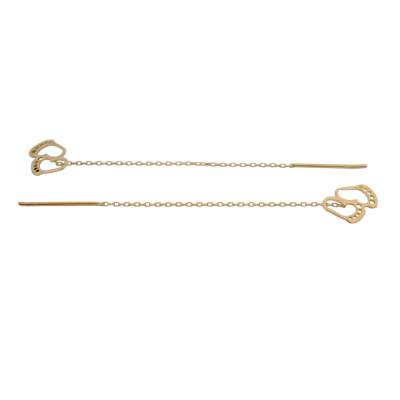 CERCEI LUNGI DIN AUR GALBEN 14K_131332