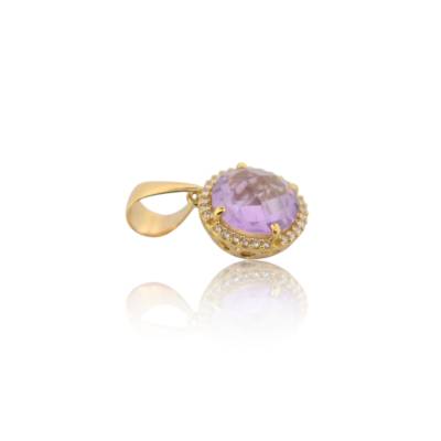 PANDANT AUR GALBEN 18K_122413