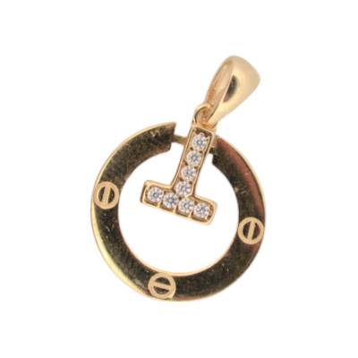 PANDANT AUR GALBEN 14K_122688