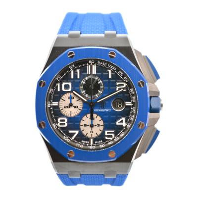 AUDEMARS PIGUET ROYAL OAK OFFSHORE CHRONOGRAPH 44 BLUE CERAMIC&TITANIUM REF: 26405CE.OO.A030CA.01