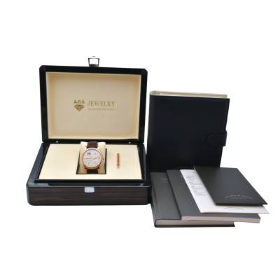 A. LANGE&SOHNE 1 DAYMATIC 39.5 ROSE GOLD SILVER DIAL PAPERS 2011 REF: 320.032