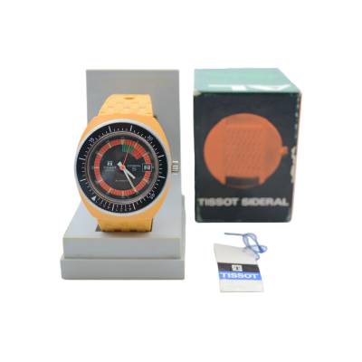 TISSOT T-SPORT SIDERAL S 40 PLASTIC&STAINLESS STEEL YELLOW AUTOMATIC 