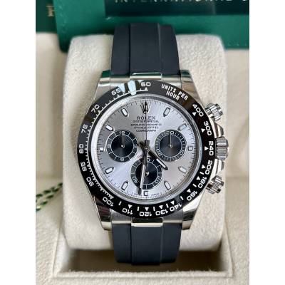 ROLEX DAYTONA COSMOGRAPH 40 STICKERS WHITE GOLD OYSTERFLEX 2022 REF: 116519LN