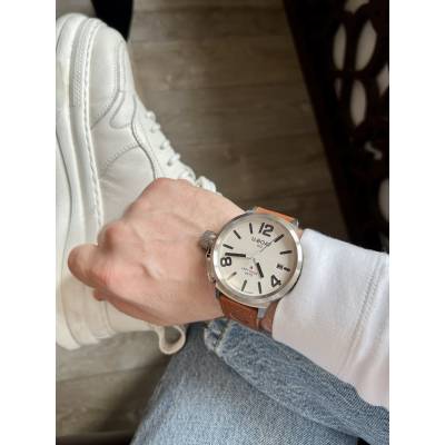 U-BOAT LEFT HOOK STAINLESS STEEL 50MM REF: U ST2552/50