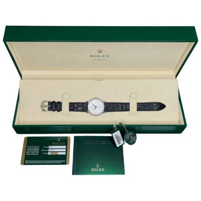 ROLEX CELLINI 32MM WHITE GOLD FULL SET 2014 REF: 5115
