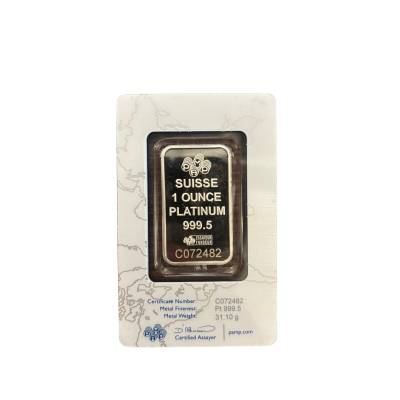 LINGOU PAMP DIN PLATINA 1 UNCIE (OZ) 31.1GR PURITATE 999.5