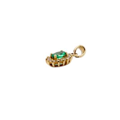 PANDANT AUR GALBEN 14K