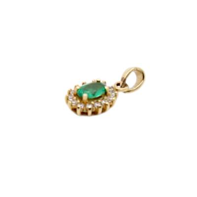 PANDANT AUR GALBEN 14K