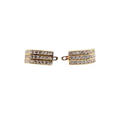 CERCEI AUR GALBEN 14K