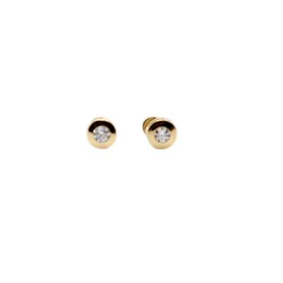 CERCEI AUR GALBEN 14K