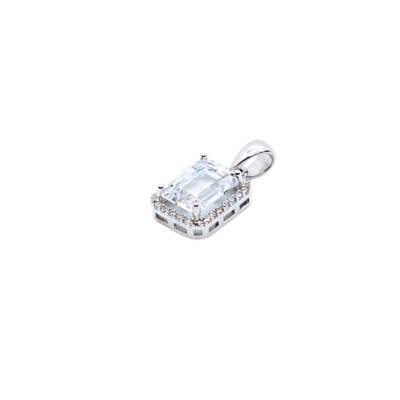 PANDANT AUR ALB 14K