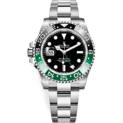ROLEX GMT MASTER II SPRITE 40MM STAINLESS STEEL CERAMIC OYSTER REF: 126720VTNR