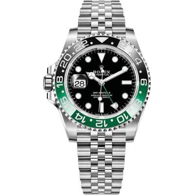 ROLEX GMT MASTER II SPRITE 40MM STAINLESS STEEL CERAMIC JUBILEE REF: 126720VTNR