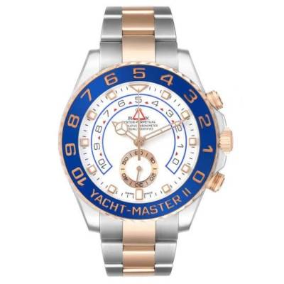 ROLEX YACHT MASTER II 44 ROSE GOLD&STEEL BOX+PAPERS 2023 AUTOMATIC REF: 116681M