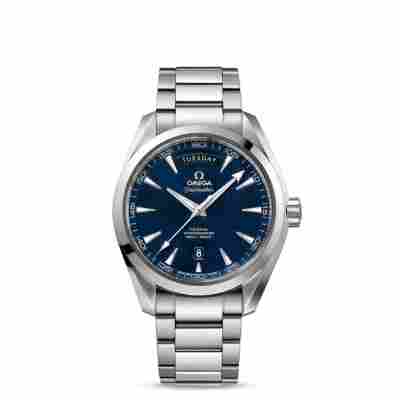 OMEGA SEAMASTER AQUA TERRA 38.5MM BLUE DIAL STEEL REF: 231.10.39.21.03.002