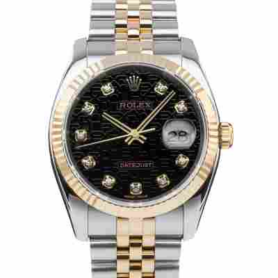 ROLEX DATEJUST 36MM GOLD/STEEL JUBILEE FULL SET 2004 REF: 116233