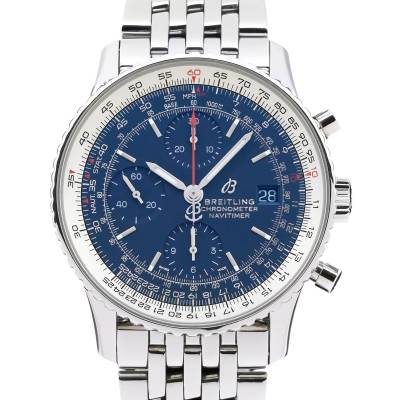 BREITLING NAVITIMER CHRONOGRAPH 41MM BLUE DIAL FULL SET 2020 REF: A13324