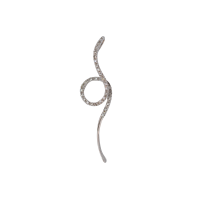 PANDANT DIN AUR ALB 18K CU DIAMANTE NATURALE_22447