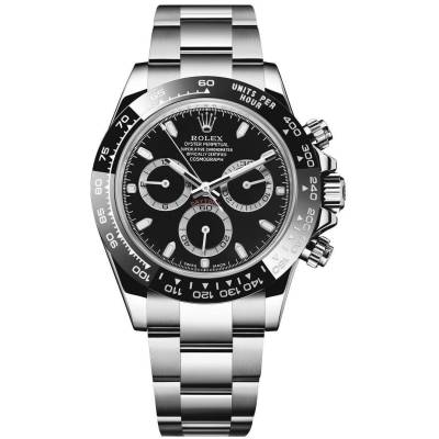 ROLEX DAYTONA COSMOGRAPH 40MM CERAMIC STEEL BLACK DIAL BOX+PAPERS REF: 116500LN
