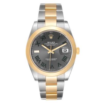 ROLEX DATEJUST "WIMBLEDON" DIAL 41MM GOLD & STEEL REF: 126303