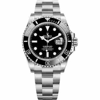 ROLEX SUBMARINER DATE 41 OYSTER STEEL NEW 2025 BLACK CERAMIC REF: 126610LN