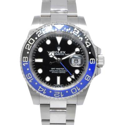 ROLEX GMT-MASTER II BATMAN 40 OYSTER STEEL REF: 116710BLNR