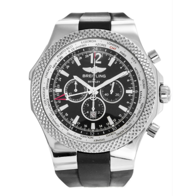 BREITLING BENTLEY GMT BLACK DIAL  49 MM REF: A47362