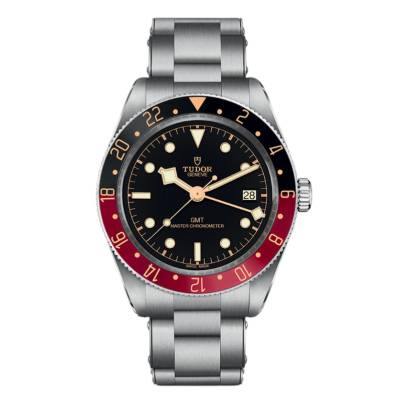 TUDOR BLACK BAY 58 GMT 39MM STEEL BLACK & BURGUNDY BEZEL BOX+PAPERS REF: M7939G1A0NRU-0001
