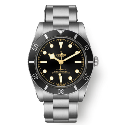 TUDOR BLACK BAY 54 37MM STEEL BLACK DIAL BOX+PAPERS REF: M79000N-0001