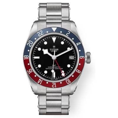 TUDOR BLACK BAY 41MM STAINLESS STEEL RED&BLUE BEZEL DIAL REF: 79830RB