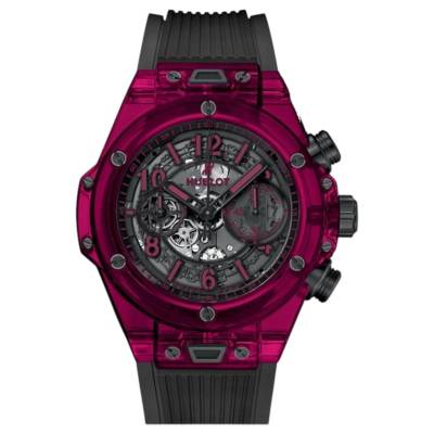 HUBLOT BIG BANG UNICO 45MM RED SAPPHIRE REF: 411.JR.4901.RT