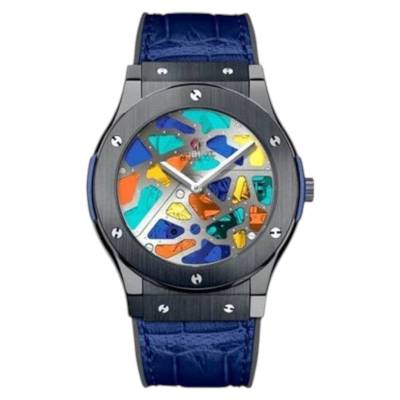 HUBLOT CLASSIC FUSION 45MMCERAMIC STAINED GLASS REF: 512.CO.0001.LR